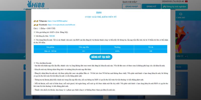 Cách nhận Code Hi88 cho thành viên chi tiết